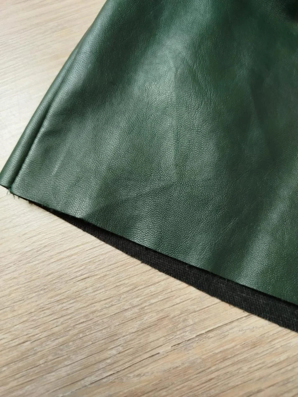 🌳Falda corta efecto cuero verde oscuro Rivoli mujer Talla S / 36 – photo 5